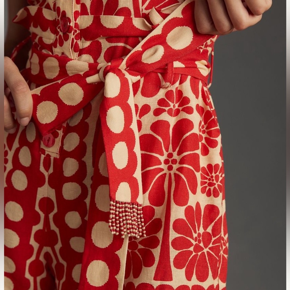 New FARM Rio Palermo Floral Dots Romper - Picture 3 of 3